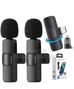  Dual Wireless Lapel Microphone Set