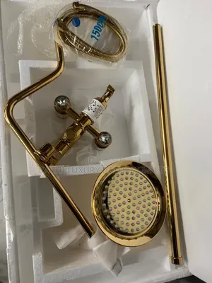 Gold Mixer Shower Set