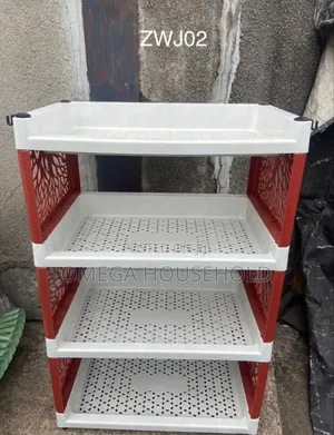 4 Step Plastic Shelf Big Size