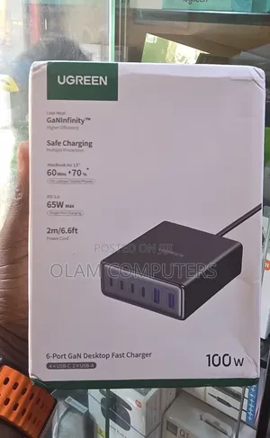 Ugreen 6-Port Gan - Desktop Fast Charger