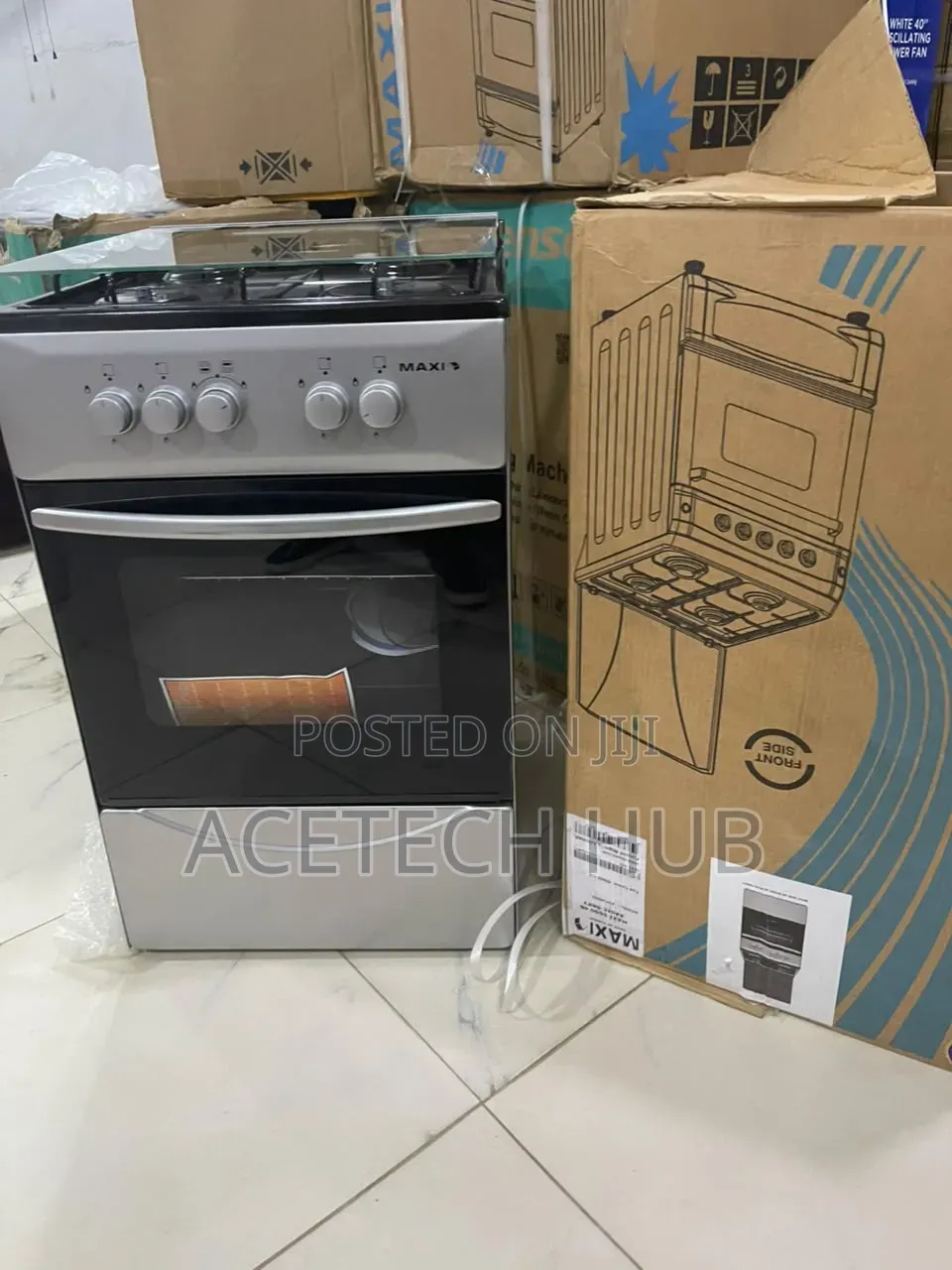 Maxi Compact 4 Burner Gas Stove