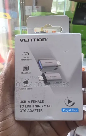 Vention Usb-a Female to Lightning Male Typical Otg Adapter