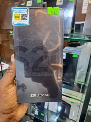 New Samsung Galaxy S20 Ultra 5G 128 GB Black