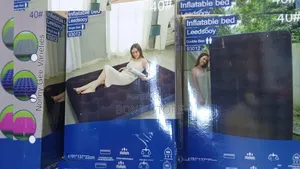 Single Size Inflatable Sofa Bed With Automatic Pump - 191/137/22cm