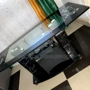 Black Luxury Glass Center Table