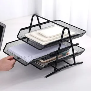 3-tier Metal Mesh Desk Organizer