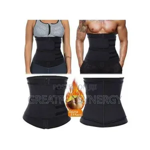 Steel Bone Double Zipper Waist Trainer