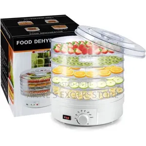 5-Tray Electric Food Dehydrator With Adjustable Temperature
