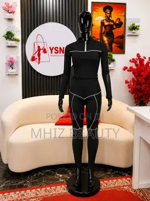 Premium Black Activewear Set