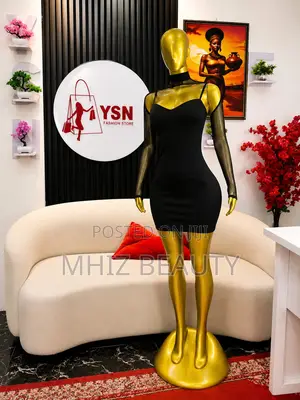 Elegant Black Mesh Sleeve Bodycon Mini Dress