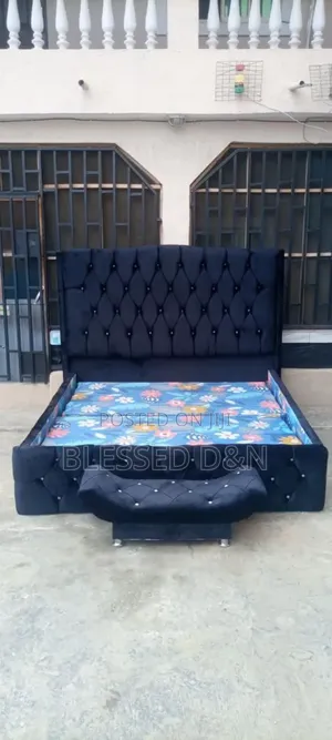 6/6 Bed Frame Clean Black