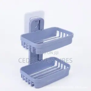 Soap Holder With 2 Layers Wall Mounted