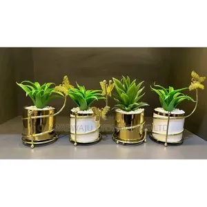 Artificial Gold Stand Flowers