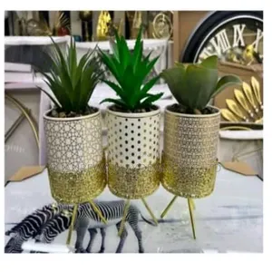 3in1 Mini Gold Vase Stand