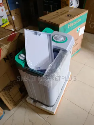 New in Hisense Top Load Washing Machine-White