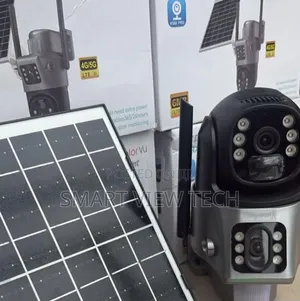 Solar Powered Dual Lens PTZ CCTV Camera