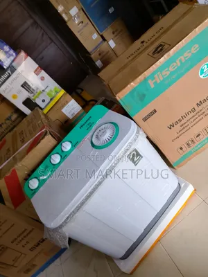 Original Hisense 7.5kg Twin Tub Top Loader Washing Machine-White