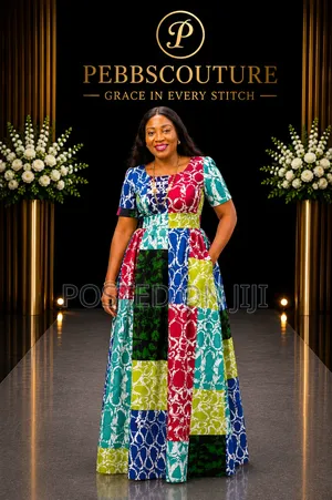 Ankara Maxi Dress, Ankara Dress