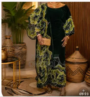 Luxury Velvet Ankara Iro and With Buba With Matching Headwrap