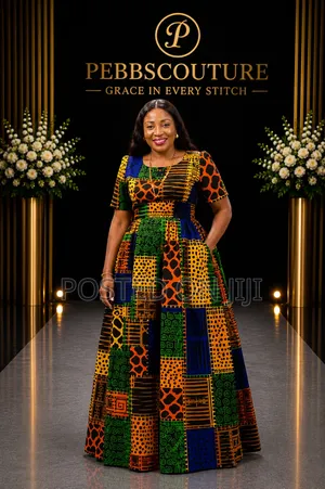 Ankara Maxi Dress, Ankara Dress