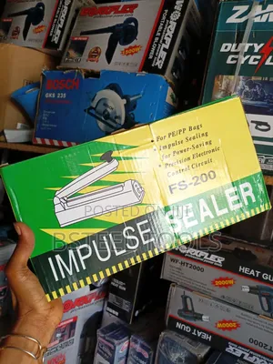 200mm Iron Impulse Sealer – Heavy Duty Heat Sealing Machine