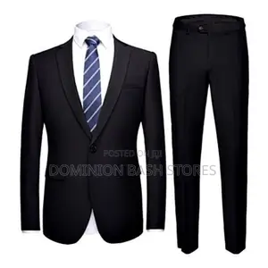 High Quality Black Wool Co 3in 1 Suit