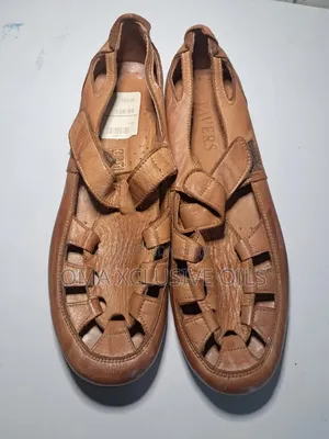 100% Leather Sandals Size 38