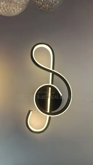 Modern Music Sign Wall Light