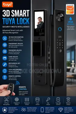 Smart Door Lock 3d Face Recognition With Remote Control