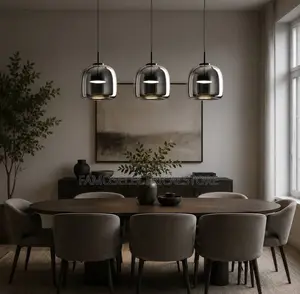 Smoky Dome Pendant Lights (Set of 3)