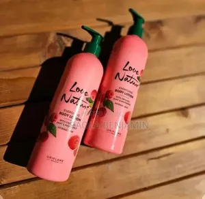 Love Nature Mint and Raspberry Body Lotion