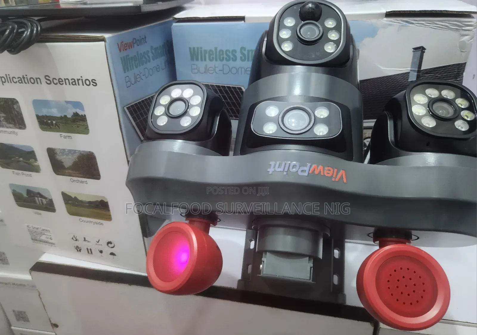 View Point Aov Digital 3lens PTZ Smart Solar Camera