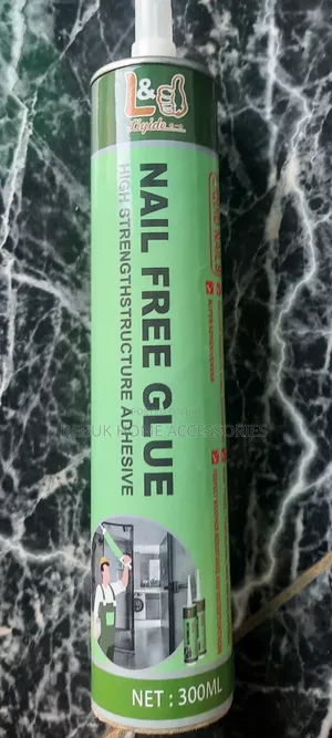 High Strength Adhesive (Liquid Nail) and Self-Adhesive Plastic Hook