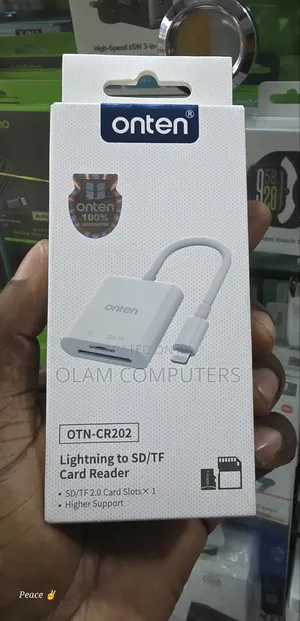 Onten Lightning to Sd/Tf Card Reader