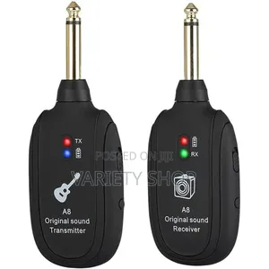 Uhf Wireless Guitar Transmitter Receiver Set