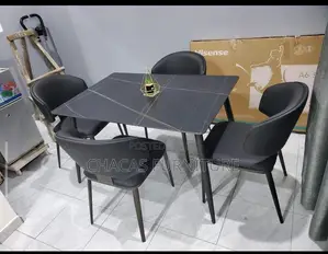 Premium Modern 4-Chair Dining Set