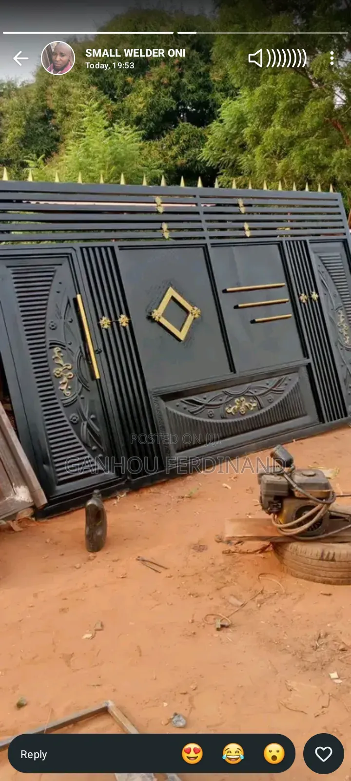 Welder Rolling Gate