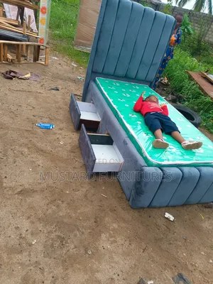 Quality Middle Childhood Bedframe With Drawers Inside the Frame