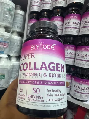 Super Collagen Vitamin C & Biotin Supplements