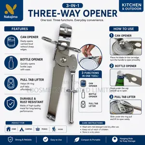 Can and Bottle Opener ( Three Ways)