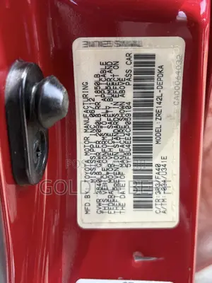Toyota Corolla 2012 Red