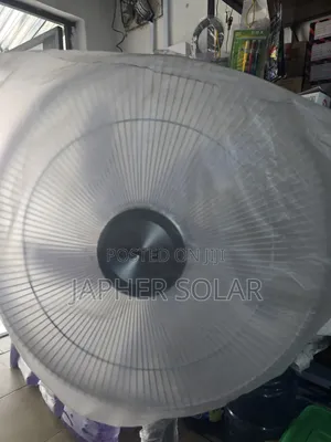Akt Rechargeable Solar Fan With 60w Solar Panel
