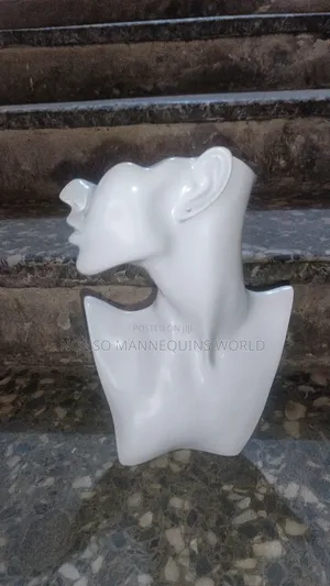 White Jewelry Display Fibre Stand