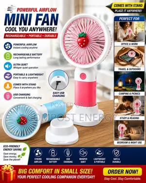 Handy Fans With Stand