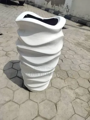 High Quality Luxury Big Wave Flower Pot
