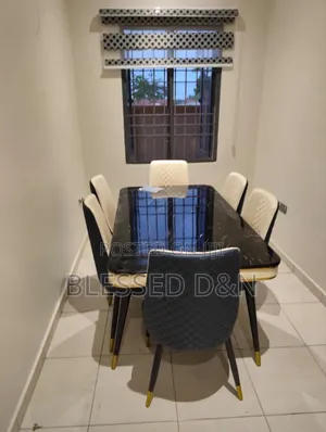 Imported Foreign Standard Dining Set With Six Chairs