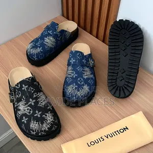 Quality Louis Vuitton Easy Mule Unisex Monogram Half Shoe