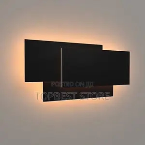 Led Modern Wall Sconce Indoor Matte Black Wall Mount Light