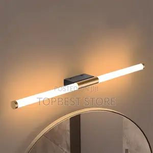 Modern Industrial Led Bathroom Vanity Light Black Gold Wall Sconces