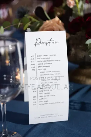 Event Menu